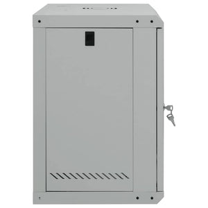 Netzwerkschrank mit Speicher Grau 53x45x60 cm