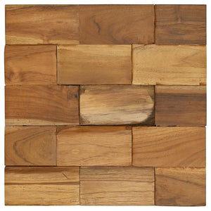 Aufbewahrungshocker Teakholz Braun 40x40x45cm