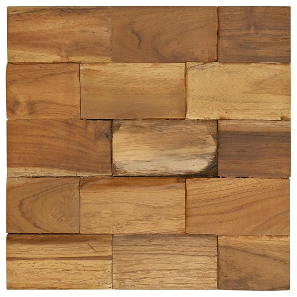 Aufbewahrungshocker Teakholz Braun 40x40x45cm