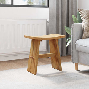 Teak Badezimmerhocker Braun