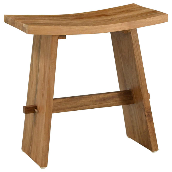 Teak Badezimmerhocker Braun
