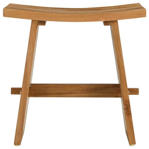 Teak Badezimmerhocker Braun