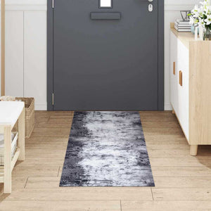 Küchenteppich Grau Samt 180x60 cm