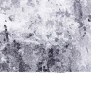Grauer Küchenteppich Samt, 150 x 45 cm