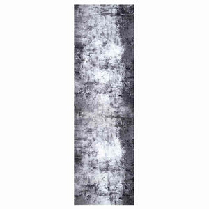 Grauer Küchenteppich Samt, 150 x 45 cm