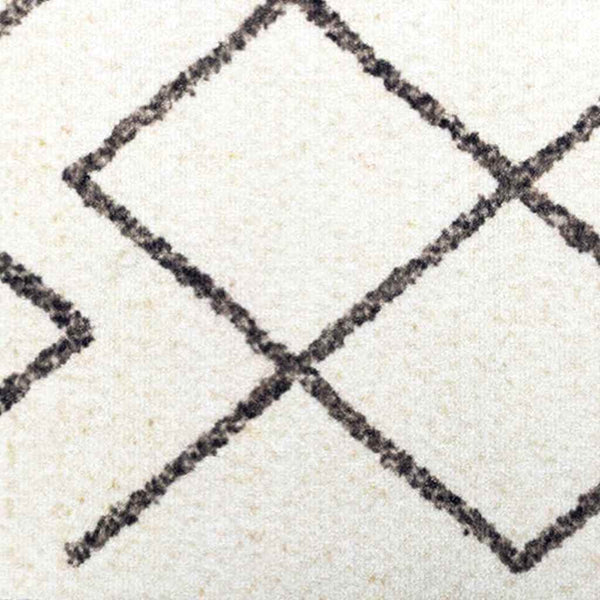 Küchenteppich Weiß Samt 300 x 60 cm