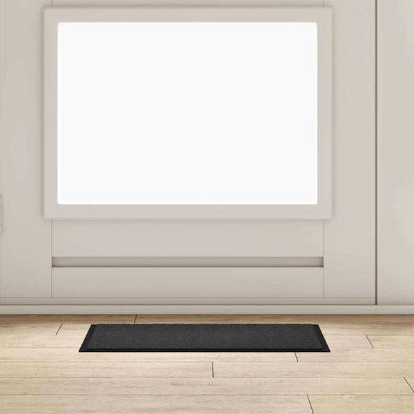 Anthrazit Fußmatte Teddy Stoff 60x40 cm