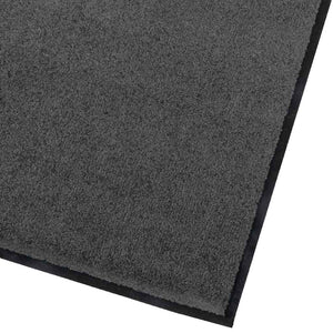 Anthrazit Fußmatte Teddy Stoff 80x60 cm