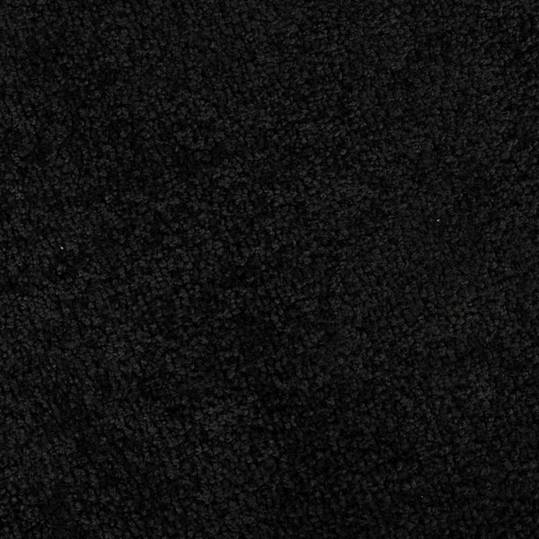 Schwarze Teddy Fußmatte 80x60 cm