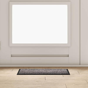 Fußmatte Hellgrau Teddystoff 60x40 cm