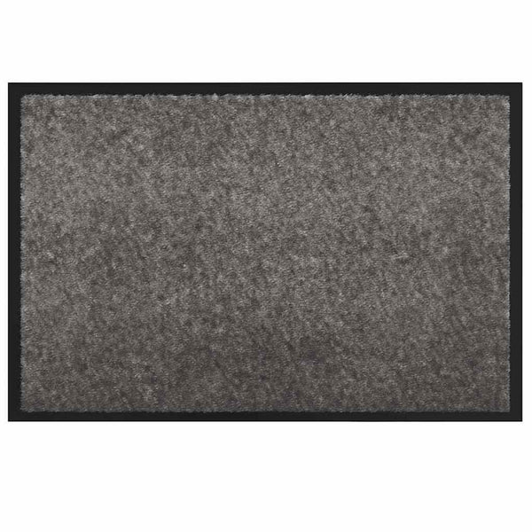 Fußmatte Hellgrau Teddystoff 60x40 cm