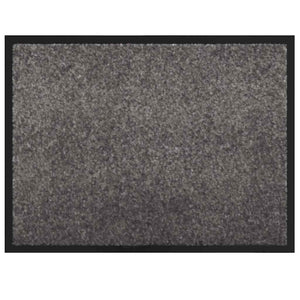 Fußmatte Hellgrau 80x60 cm Teddystoff