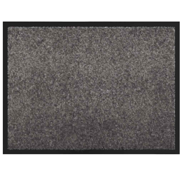 Fußmatte Hellgrau 80x60 cm Teddystoff