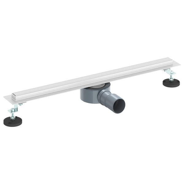 360° Duschablauf Silber 60cm Edelstahl