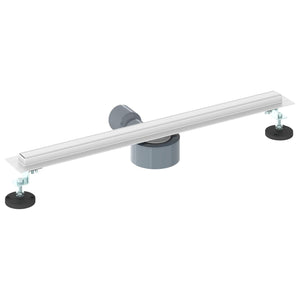 360° Duschablauf Silber 60cm Edelstahl