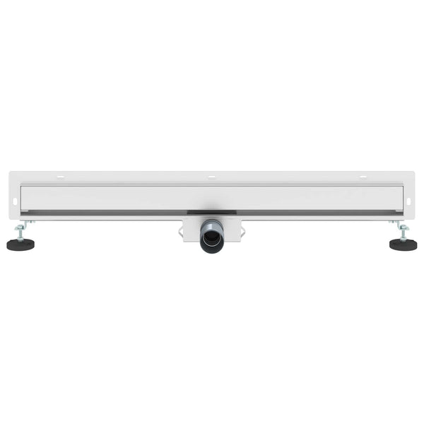 Wandmontierter Duschablauf Silber 80cm