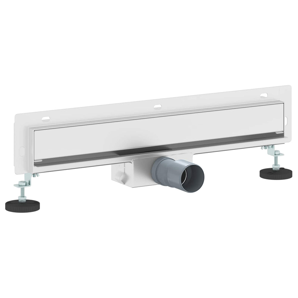 Wandmontierter Duschablauf Silber 50cm