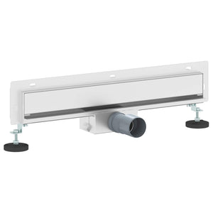Wandmontierter Duschablauf Silber 50cm
