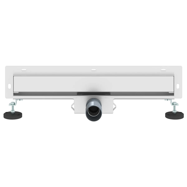 Wandmontierter Duschablauf Silber 50cm