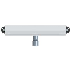 Wandmontierter Duschablauf Silber 50cm