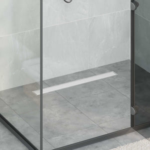 Duschablauf 2-in-1 Silber 70 cm