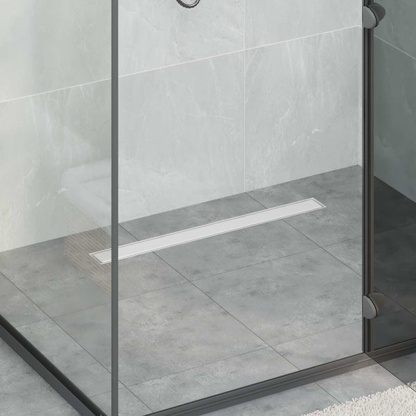Duschablauf 2-in-1 Silber 70 cm