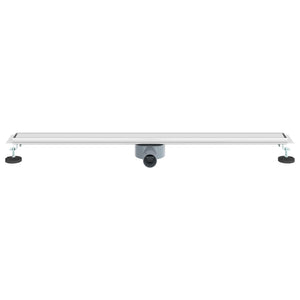 2-in-1 Duschablauf Silber 100cm Edelstahl
