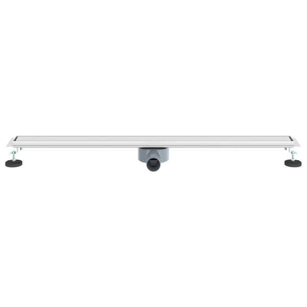 2-in-1 Duschablauf Silber 100cm Edelstahl