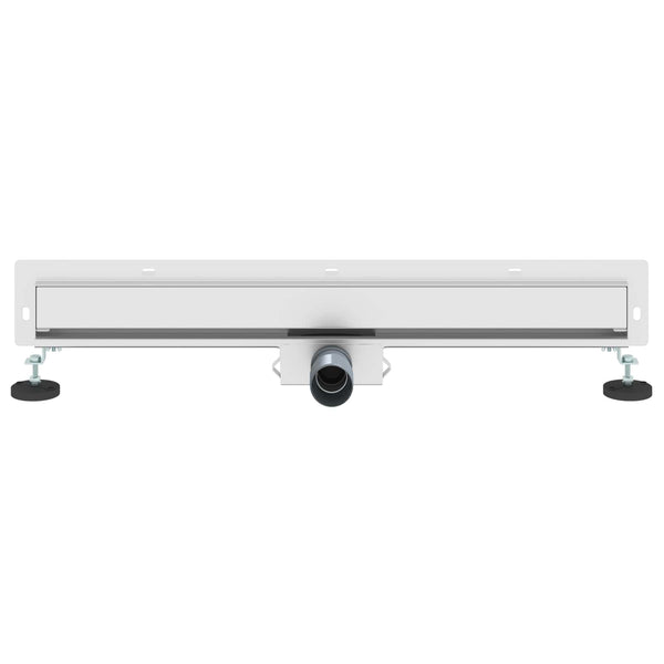 Wandmontierter Duschablauf Silber 70cm