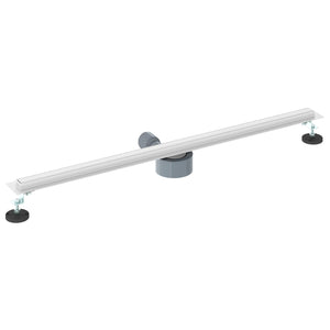 360° Duschablauf Silber 90cm Edelstahl