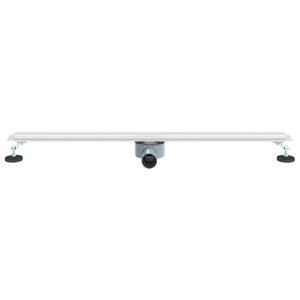 360° Duschablauf Silber 90cm Edelstahl