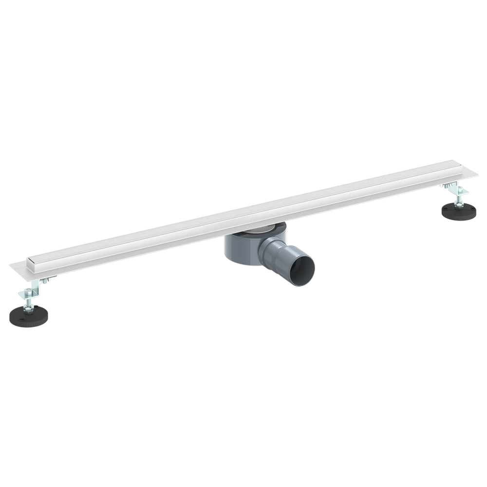 360° Duschablauf Silber Edelstahl 80 cm