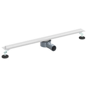 360° Duschablauf Silber Edelstahl 80 cm
