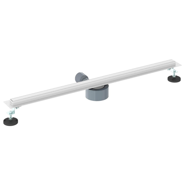 360° Duschablauf Silber Edelstahl 80 cm