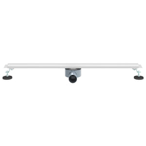 360° Duschablauf Silber Edelstahl 80 cm