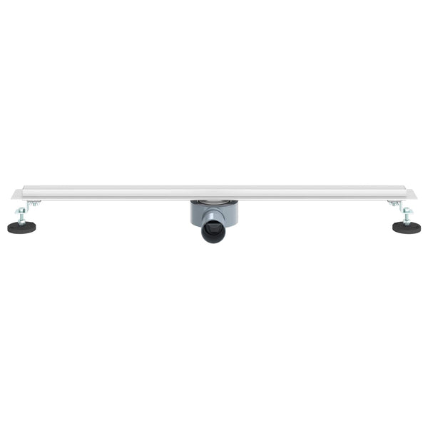 360° Duschablauf Silber Edelstahl 80 cm