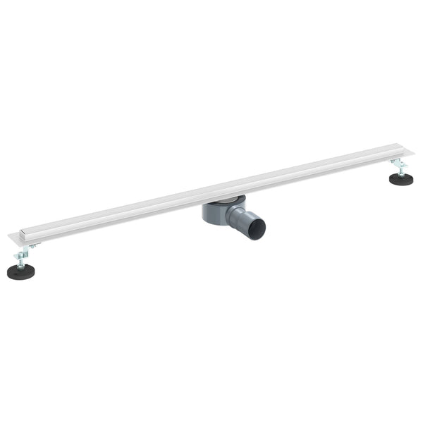 360° Duschablauf Silber 100cm Edelstahl