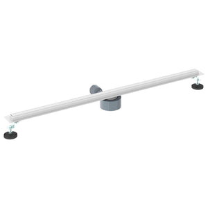 360° Duschablauf Silber 100cm Edelstahl
