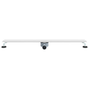 360° Duschablauf Silber 100cm Edelstahl