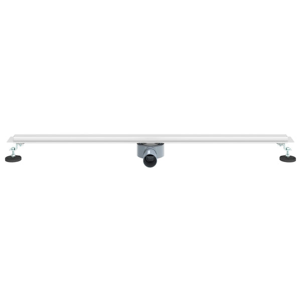 360° Duschablauf Silber 100cm Edelstahl