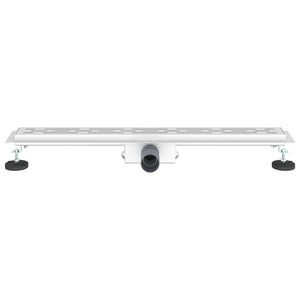 Edelstahl Duschrinne Silber, 70 cm
