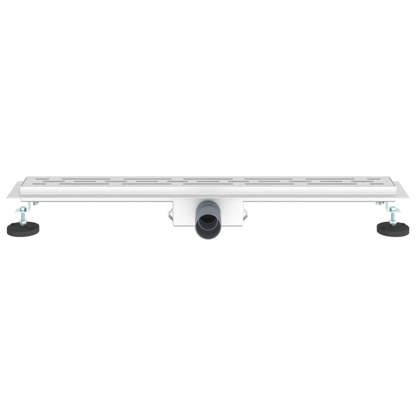 Edelstahl Duschrinne Silber, 70 cm