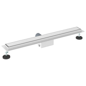 2-in-1 Duschablauf Silber 70 cm