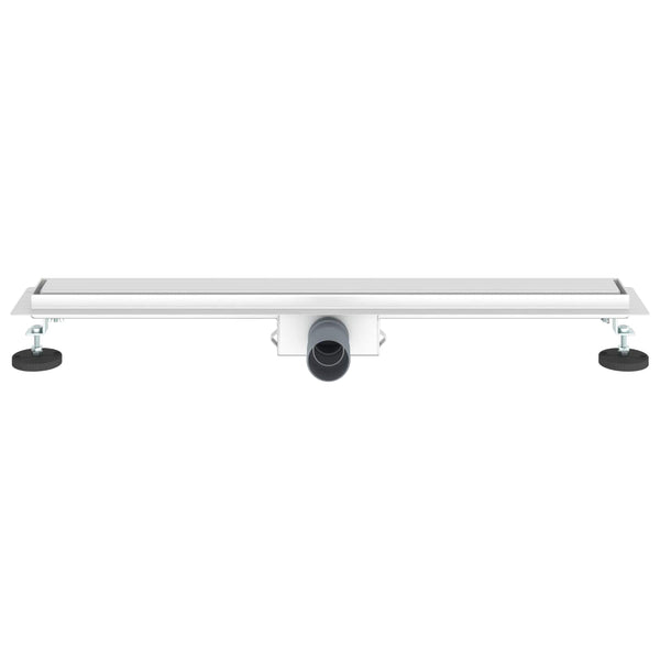 2-in-1 Duschablauf Silber 70 cm