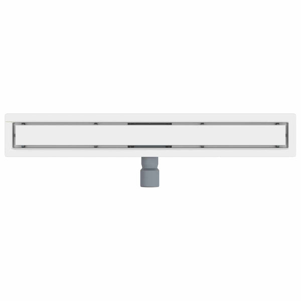 2-in-1 Duschablauf Silber 70 cm