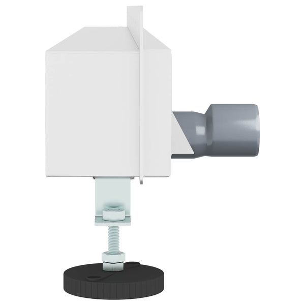 Wandmontierter Duschablauf Silber 90 cm