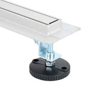 360° Duschablauf Silber Edelstahl 50cm