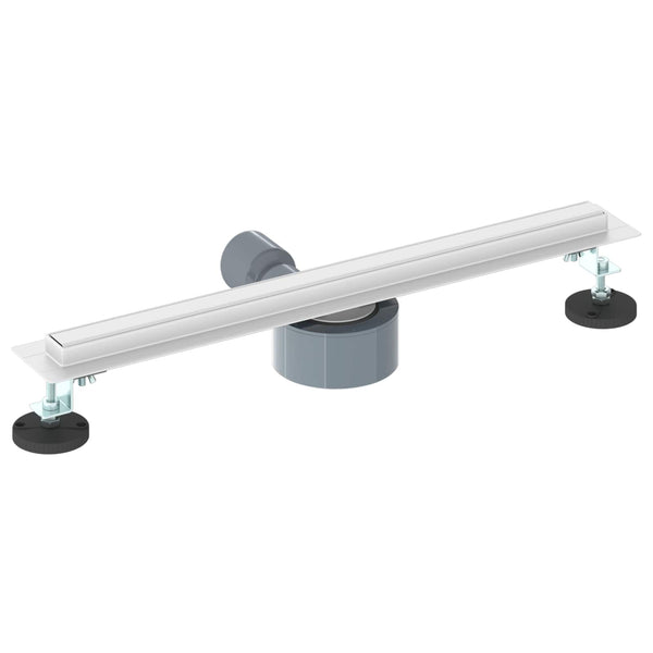 360° Duschablauf Silber Edelstahl 50cm