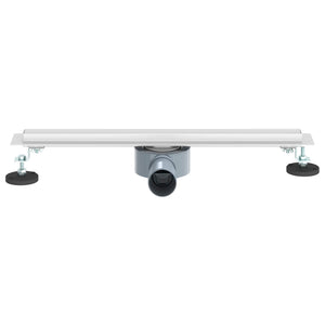 360° Duschablauf Silber Edelstahl 50cm