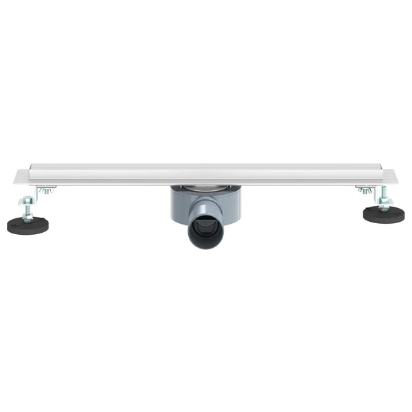 360° Duschablauf Silber Edelstahl 50cm
